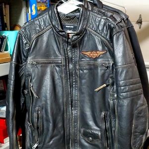 Mens Harley Davidson Leather Motorcycle Jacket